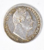 1833 William IV Maundy penny