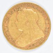 1896 Queen Victoria gold full sovereign