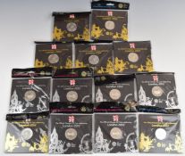 Royal Mint uncirculated coinage in sealed packs comprising seven London 2012 Paralympic £5 coins and