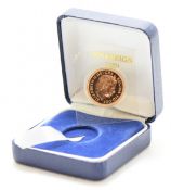 2000 Queen Elizabeth II full gold sovereign, in original box