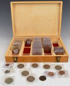 A collection of UK pre-decimal coinage, includes uncirculated pre-1920 and pre-1947 silver examples