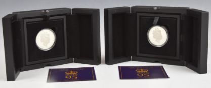 Hattons of London 2021 proof silver £5 coin to commemorate Queen Elizabeth II 95th Birthday,