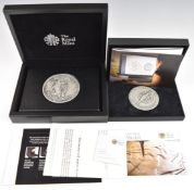 Two cased Royal Mint silver medals comprising a 2010 George and the Dragon and 2011 medal
