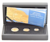 Hattons of London 2020 three coin proof gold sovereign set commemorating the 80th Anniversary of The