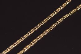 A 9ct gold necklace, 6g