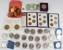 A collection of modern crowns 1951 Festival of Britain onwards, Britain's First Decimals and