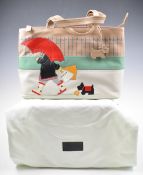 Radley Rainy Day shopping picture handbag, unused with tag and dust bag