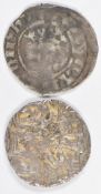 Edward I of England 1239 -1307 (Edward Longshanks) hammered silver long cross penny struck off