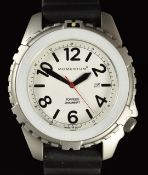 Momentum Torpedo M1 Deep 6 gentleman's diver's style wristwatch with date aperture, black hands,
