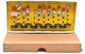 Dinky Toys diecast model Road Signs, 47, in original box.