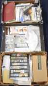 A large collection of GB and world mint and used stamps in albums, folders, stockbooks and loose