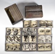 Sixty six Underwood & Underwood and Keystone View Company stereoscopic viewer cards to include