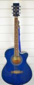 Tanglewood 'Discovery' electro acoustic guitar, model no DBT SFCE TBL, serial no 061127074.