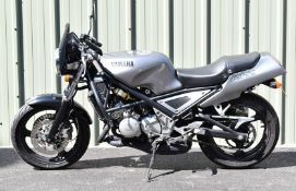 1994 Yamaha R1-Z 250cc two stroke twin cylinder motorcycle, registration number L203 DUE. Owned by