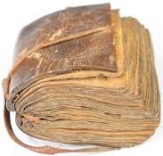 Ethiopian Coptic Bible / book of religious texts, late 18th / 19thC handwritten manuscript in