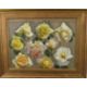 Attributed to John Bulloch Souter (1896-1971) double sided oil on board floral studies, 26.5 x 37cm, - Image 2 of 6