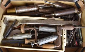 Vintage and classic car tools including Enots grease guns, Britool and Dunlop