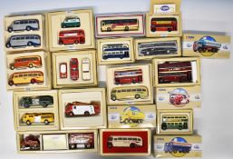 Eighteen Corgi diecast model trucks, buses and similar vehicles from the Road Transport,