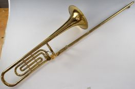 Olds Ambassador trombone with Dennis Wick 6BS mouthpiece, in hard case.