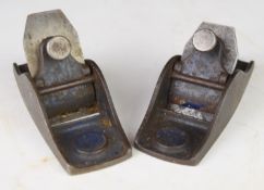 Two small Record 0101 woodworking block planes