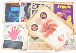Collection of popular / counter culture 1960s / 70s magazines including International Times (