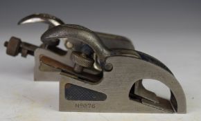 Two Record woodworking rebate planes comprising 076 and 077A