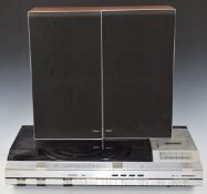 Bang & Olufsen Beocenter 4600 record / tape amplifier and a pair of Beo 535-2 speakers.