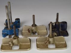 Four router planes comprising three Stanley No 271, Record 722 and one other