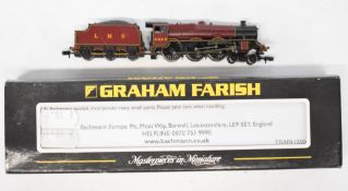 Graham Farish LMS Jubilee Class N gauge model railway locomotives Trafalgar, in original box.