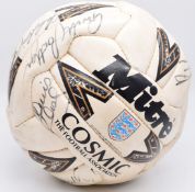 England football signed by multiple players including Gareth Southgate, Jamie Redknapp etc