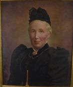 Painting of a Victorian lady believed to have been a hotel proprietor from the North of Scotland, 53
