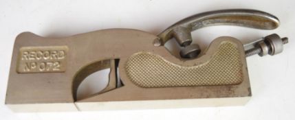 Record 072 adjustable rebate woodworking plane
