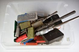 Taps, dies, holders, reamers etc