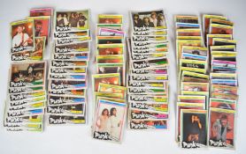 Approximately 90 Punk The New Wave collector's cards including Johnny Rotten, Stranglers,