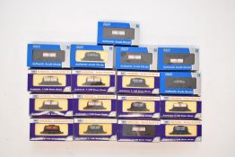Seventeen Dapol N gauge model railway six wheel tanker wagons, all in original boxes.