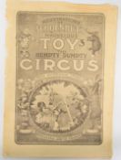 1903 American toy catalogue 'Illustrations of Schoenhut's Marvelous Toys, The Humpty Dumpty Circus',