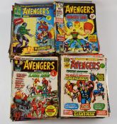 Over one hundred and seventy The Avengers comics by Marvel UK, to include issue No.1.