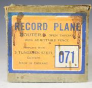 Record 071 router woodworking plane, in original box
