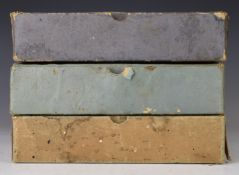 Three Record 735 woodworking planes, in original boxes