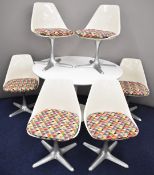 Maurice Burke tulip table and six chairs, purchased from Habitat in 1967 as a wedding present to the