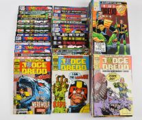 Seventy-nine Judge Dredd comics by Fleetway/Quality to include the first 20 issues.