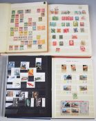 A large stock album of modern GB decimal stamps along with a collection of mint and used USA and