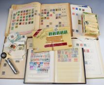 A world stamp collection in albums, boxes, envelopes etc, including GB, China, France, Hong Kong,