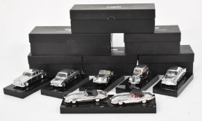 Six Corgi Connoisseur Collection diecast model cars to include Jaguar E. Type, Ford Zephyr, Ford
