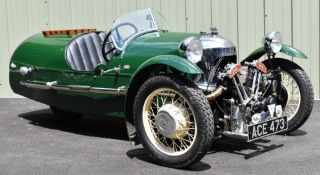 1934 Morgan three wheeler Super Sports, registration number ACE 473, with V5c. Purchased by the