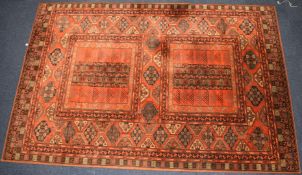 Large pure wool Mossoul rug, 200 x 300cm