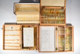 Approximately 400 microscope slides, some commercially produced, including Northern Biological