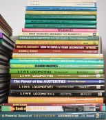 Approximately 25 railway interest books relating to steam locomotives including LSWR, LMS and