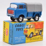 Corgi Toys diecast model Forward Control Jeep FC-150, 470, with light blue body and grey