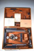 Large Stanley Allbrit integrator or planimeter, serial number 58, in fitted box, with